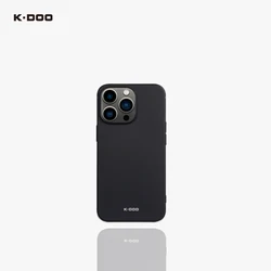 K - DOO Q Series Phone Cover - Flexible Frosted TPU Gel Soft Case Protector for 13promax (Black)