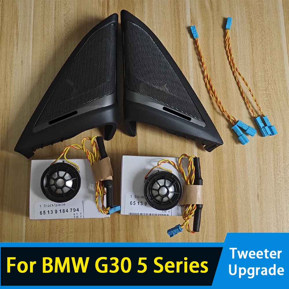 Car Audio Speaker Upgrade For Bmw G30 G31 525i 530i5 Series Door Tweeter Cover Dashboard Audio Hifi Music Speaker