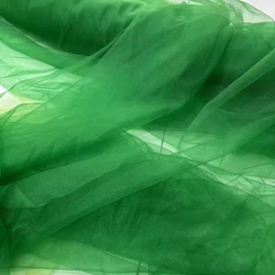 Avocado Sage Green Soft Tulle Fabric for Wedding and DIY Decorations (Emerald Green)