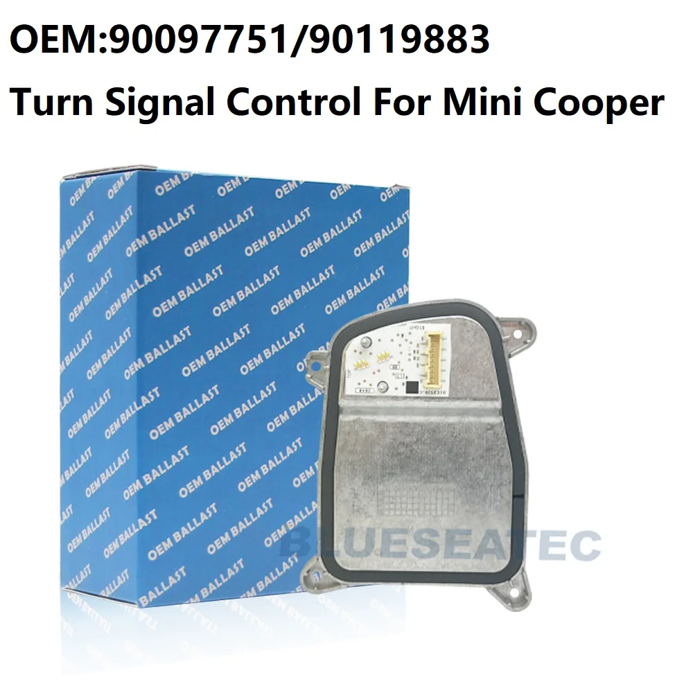 

New LED Headlight Ballast Turn Signal Control Module For Mini Cooper F56 F55 F44 F57 Clubman Cabrio Left 90097751 Right 90119883