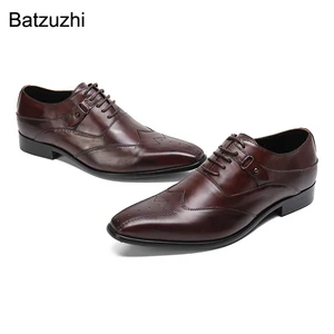 Image for Batzuzhi Men's Shoes Luxury Handmade Business Men  