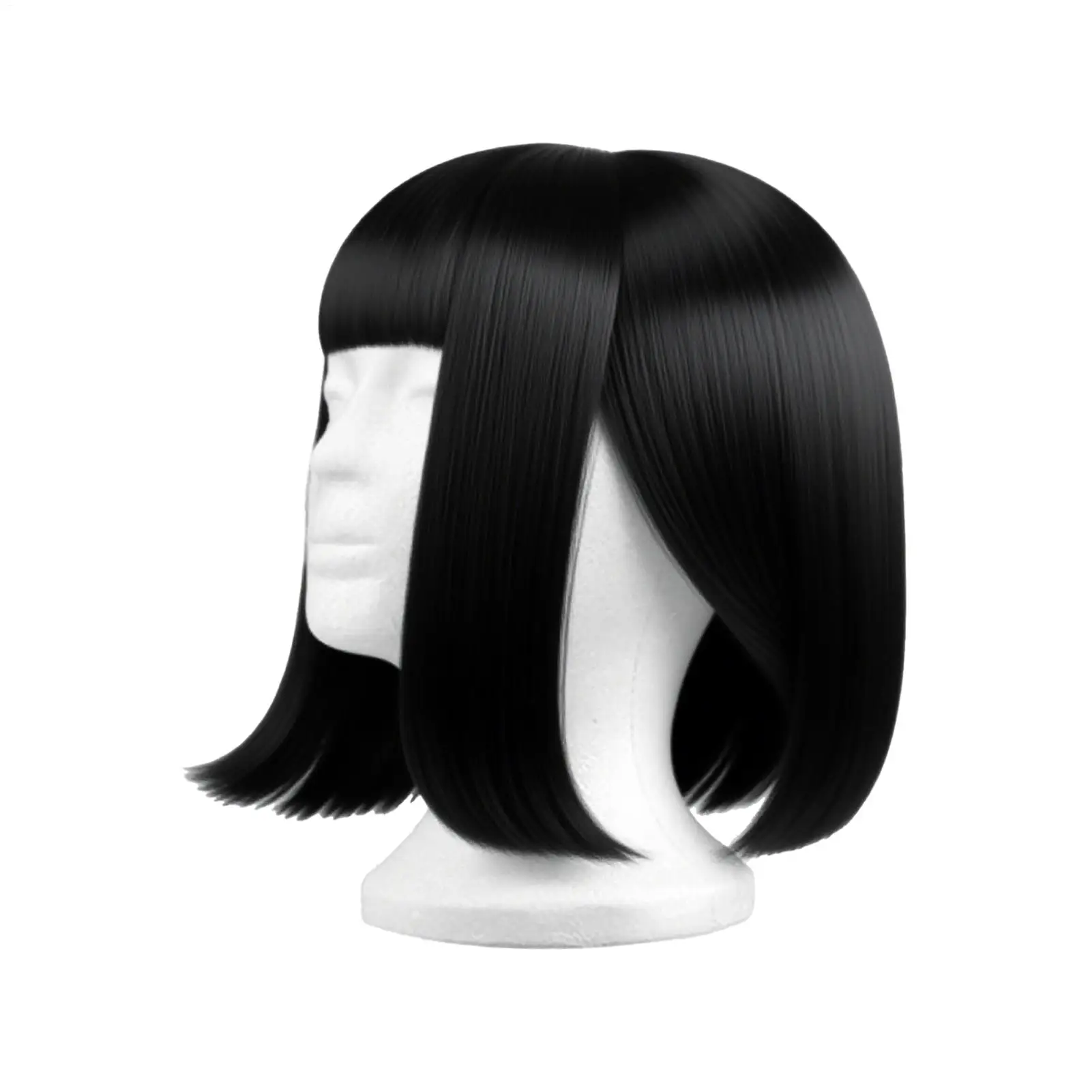 Foam Head Women Head Mannequin for Wigs Styling Beauty Supplies Display Rack Accessories for Travel Cosmetology Beginners Salon