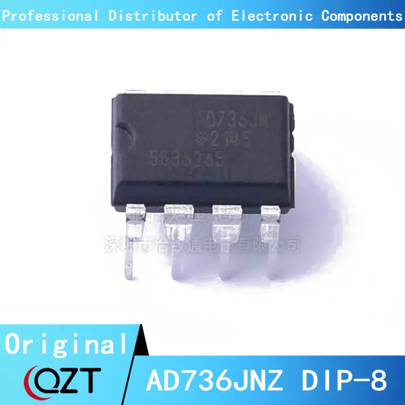 10pcs/lot AD736 DIP8 AD736J AD736JN AD736JNZ DIP-8 chip New spot 10pcs lot brand new genuine ic lm358p lm358 dip8 dual operational amplifier ic chip
