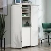 Miscellaneous Storage Craft & Sewing Armoire, L: 35.11" x W: 21.81" x H: 61.58", Glacier White finish 4