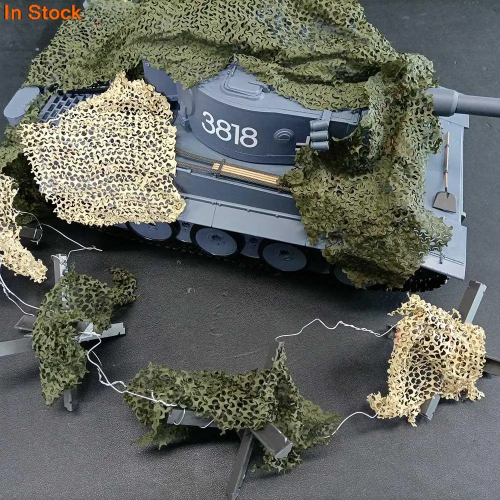 Heng Long Spare Parts Camouflage Net Green for Toucan 1/16 RC Tank Military Model Tiger I Challenger II King Tiger Sherman Army