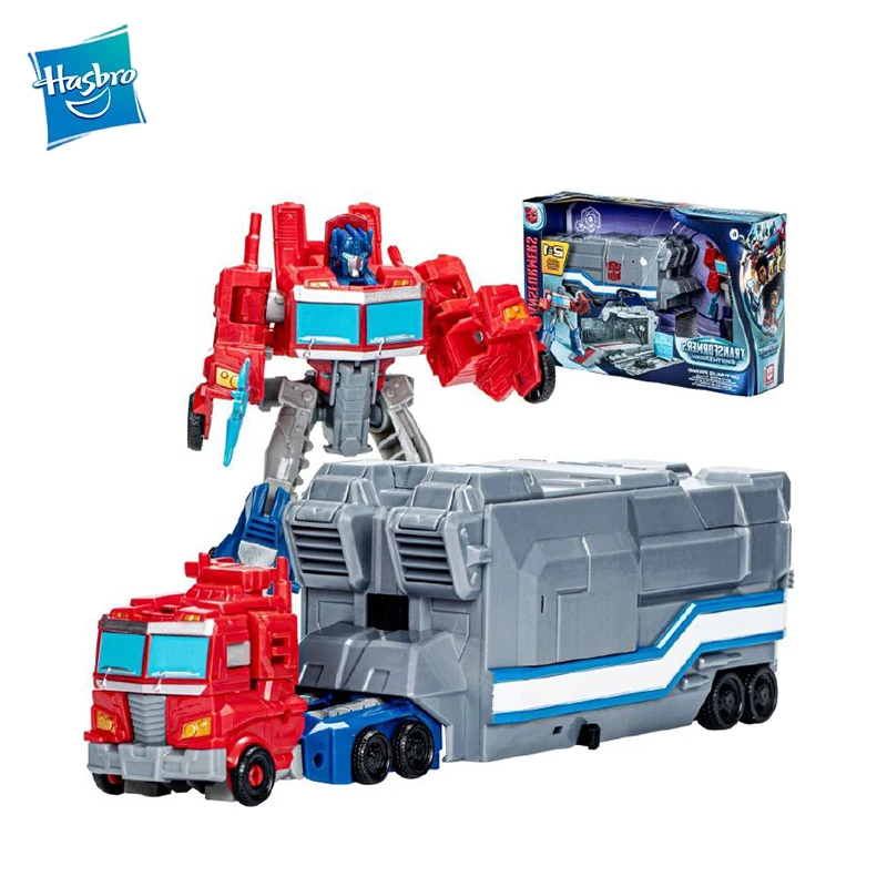 

In Stock Original Hasbro Transformers: Earthspark Optimus Prime PVC Anime Figure Action Figures Model Toys