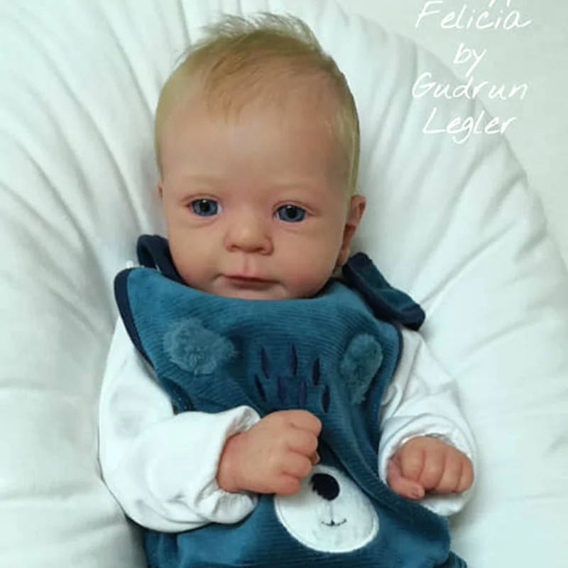 

New Bebe Reborn Baby Doll Kit Felicia With COA Blank Unpainted Unfinished Blank Reborn Baby Kit 19 Inches