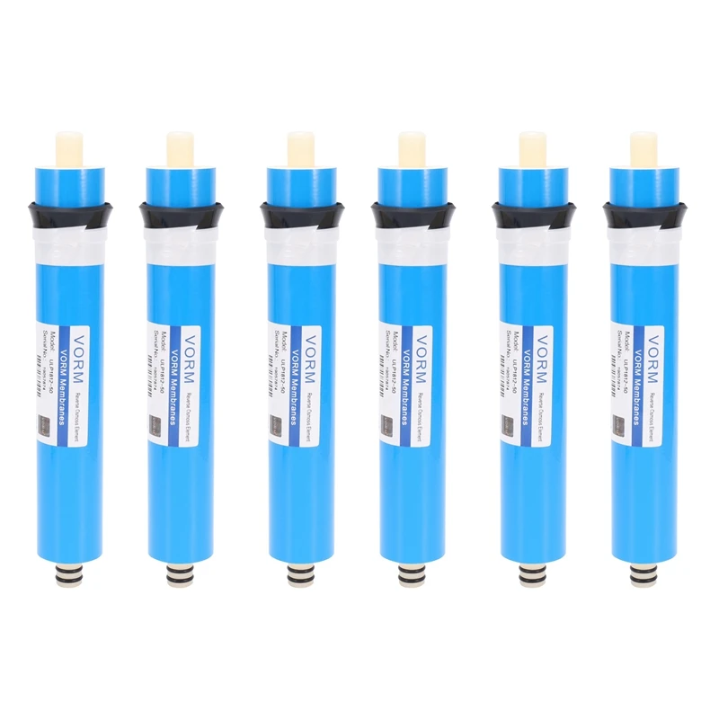

6Pcs ULP1812-50 Residential Water Filter 50 Gpd RO Membrane NSF Used For Reverse Osmosis System