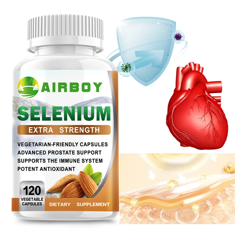 Selenium - a natural antioxidant supplement that helps strengthen the immune system and maintain heart health