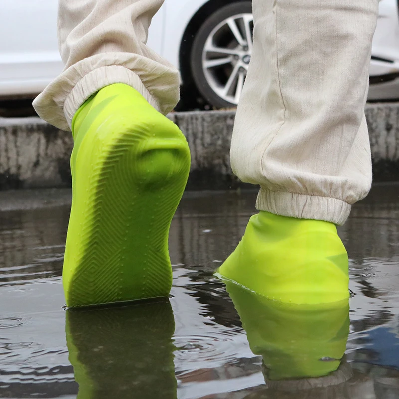 

Waterproof Silicone Shoes Cover Unisex Shoes Protectors Rain Boots Outdoor Rainy Days Thick Reusable Sand-proof Shose Cover