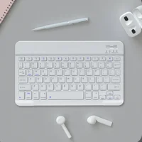 Wireless Bluetooth Keyboard Compatible with iPad/Xiaomi/Samsung/Huawei phones and tablets Ultra-thin Android/iOS/Windows systems