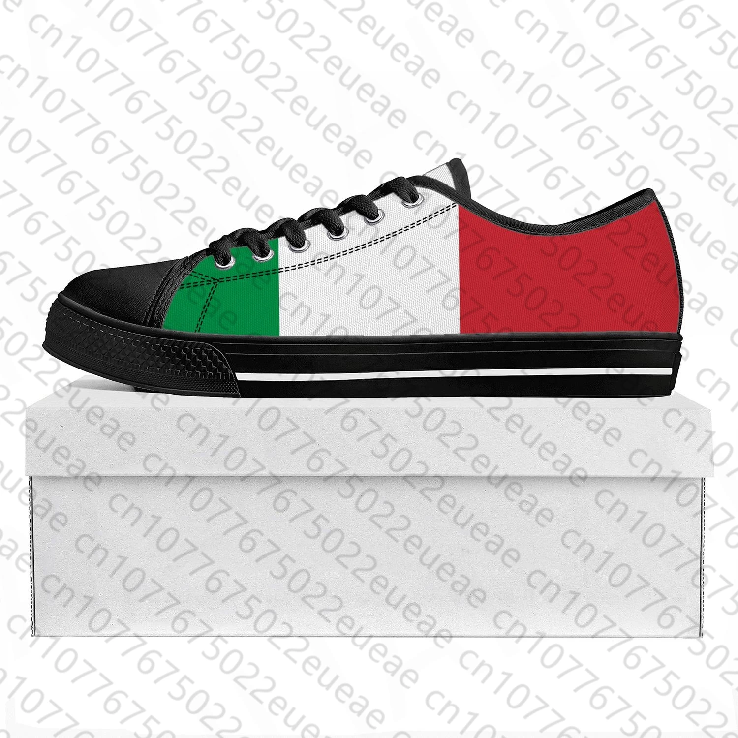 

Высококачественные низкие кроссовки с итальянским флагом, мужские и женские холщовые кроссовки для подростков, повседневная обувь для пары, обувь на заказ