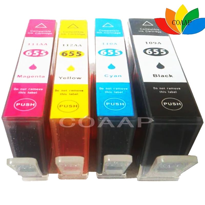 Description Picture 4 of itemCompatible HP 655 HP655 C M Y BK Ink Cartridge With Chip For HP Deskjet 3525 4615 4625 5525 6520 6525 6625 Printer