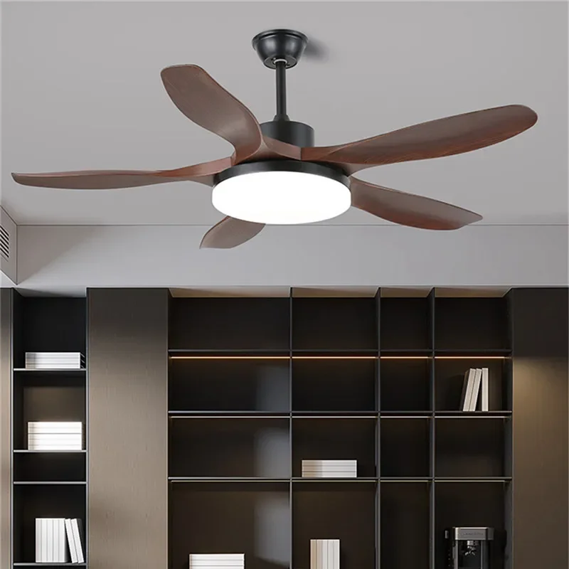 SEAN Modern Fan Light Luxury Living Room Restaurant Bedroom Study LED Ceiling Fan Light Remote Electric