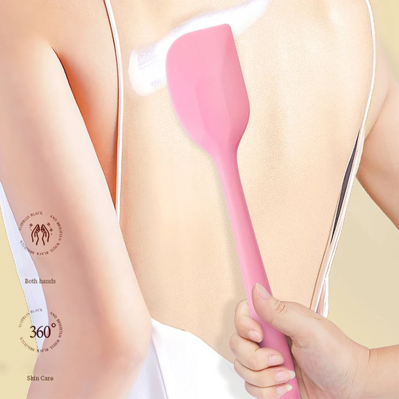 Sunscreen applicator Multi-Function Lotion Sunscreen Ointment Applicator Long Handle Body Cleaner Shower Brush Sunscreen Back Applicator