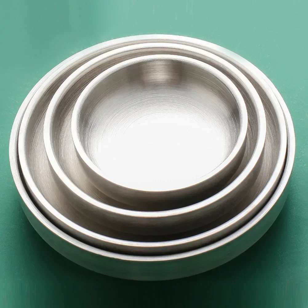 Stainless Steel Bowl Bowl Holder Korean Korean Cuisine Stainless Steel Kitchen Accessories For Displaying Cakes Tableware Dish