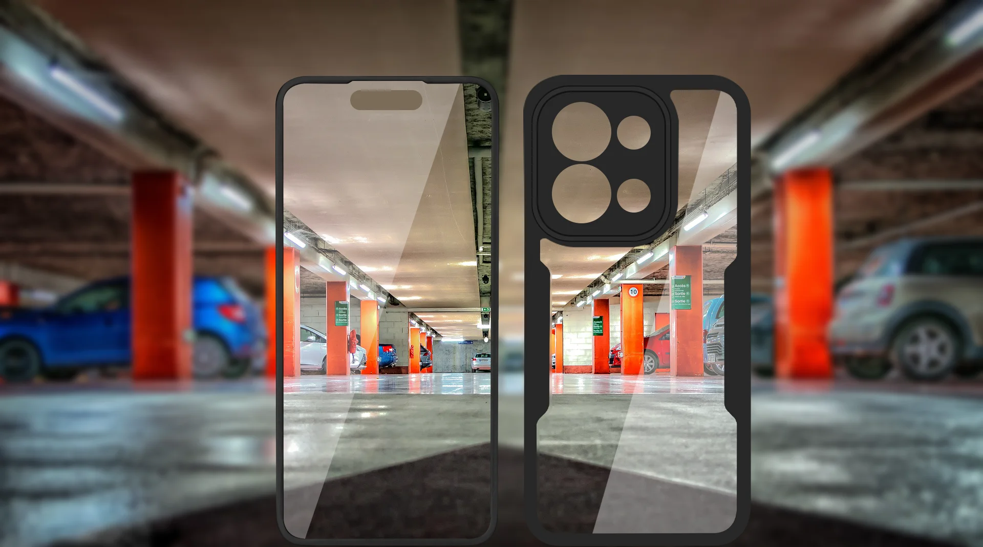 360° Transparent Soft Full Body Cover Case with Double-Sided Protection