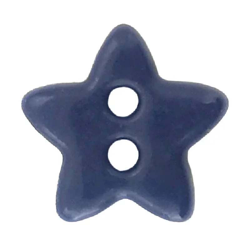 Artisan Ceramic Star Shaped Button Children's Wear Luxury Clothing Accessories Knitted Cardigan Shirt Buckle Decorative Clothing