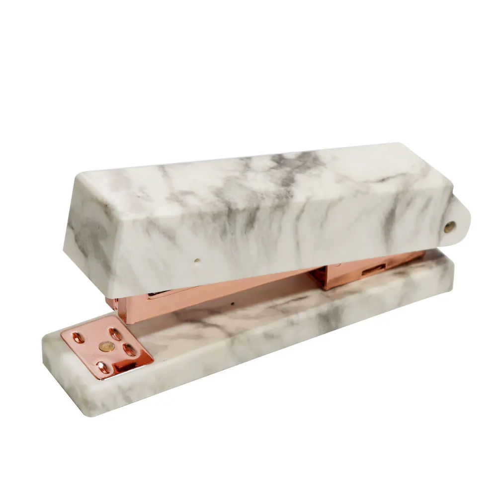 Marble Rose Gold Acrylic Stapler
