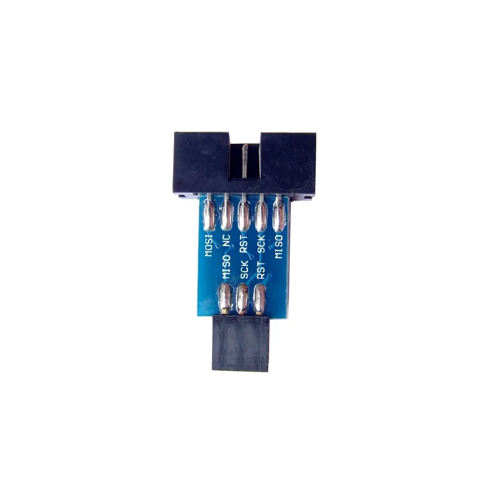 

10Pin to 6PiN Convert Standard 10 Pin to 6 Pin Adapter Board for AVRISP USBASP STK500 AVR Arduino ISP Interface Converter Board