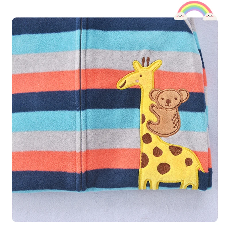 Winter Baby Fleece Romper Jumpsuit 6