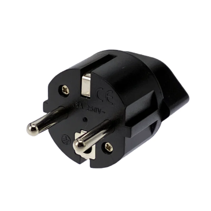 Swiss To Europe Plug Adapter 13A 250V Type J to Type E/F European Converter plug adapter power plug adapter