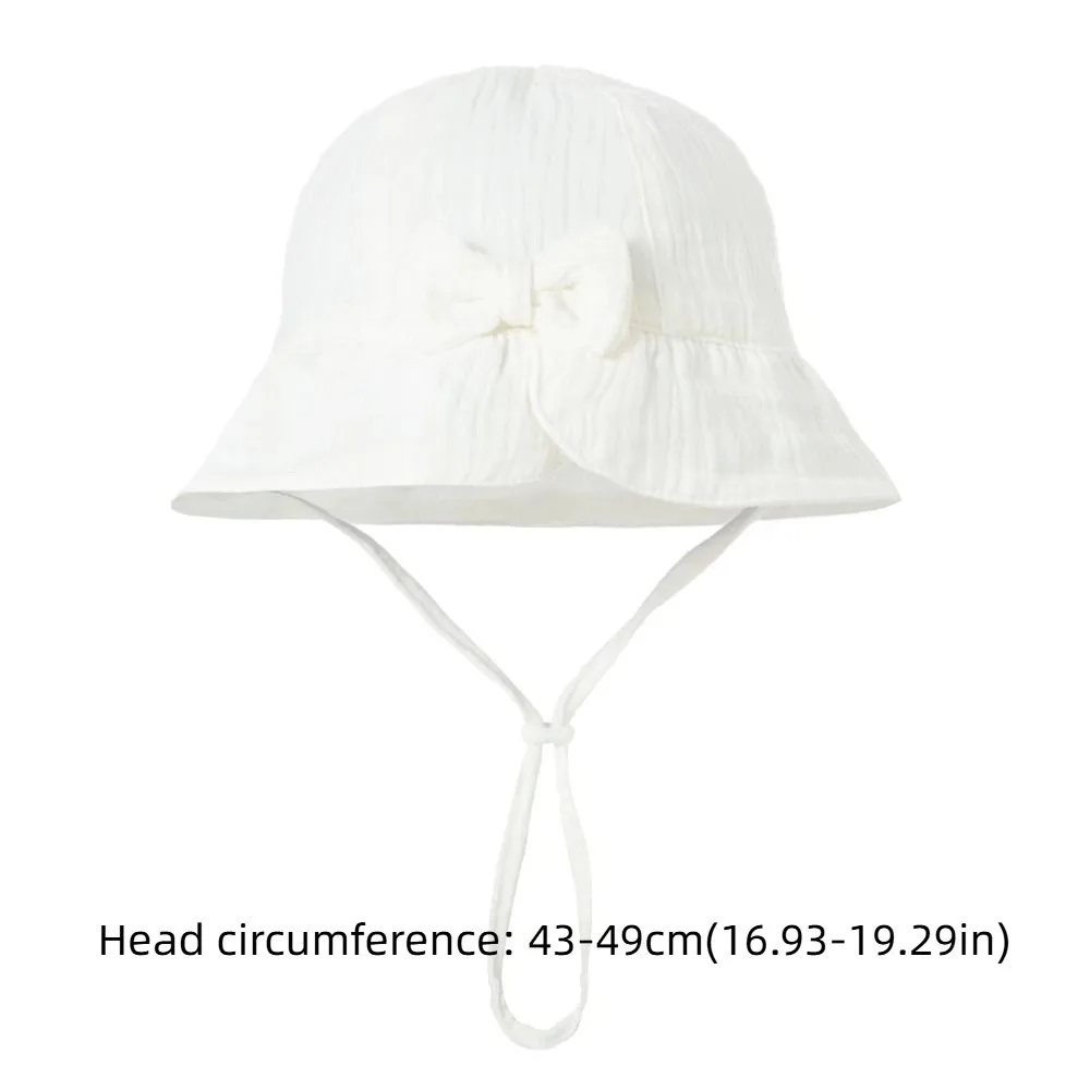 Sweet Cotton Toddle Bucket Hat Bowknot Love Heart Baby Sunhat Wide Brim Sunscreen Infant Fisherman Hat Girls