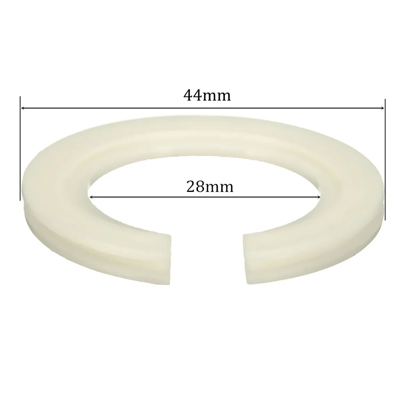 Pack of 10 Lamp Shade Reducing Ring Adapters, E27 to E14 Socket Conversion, White