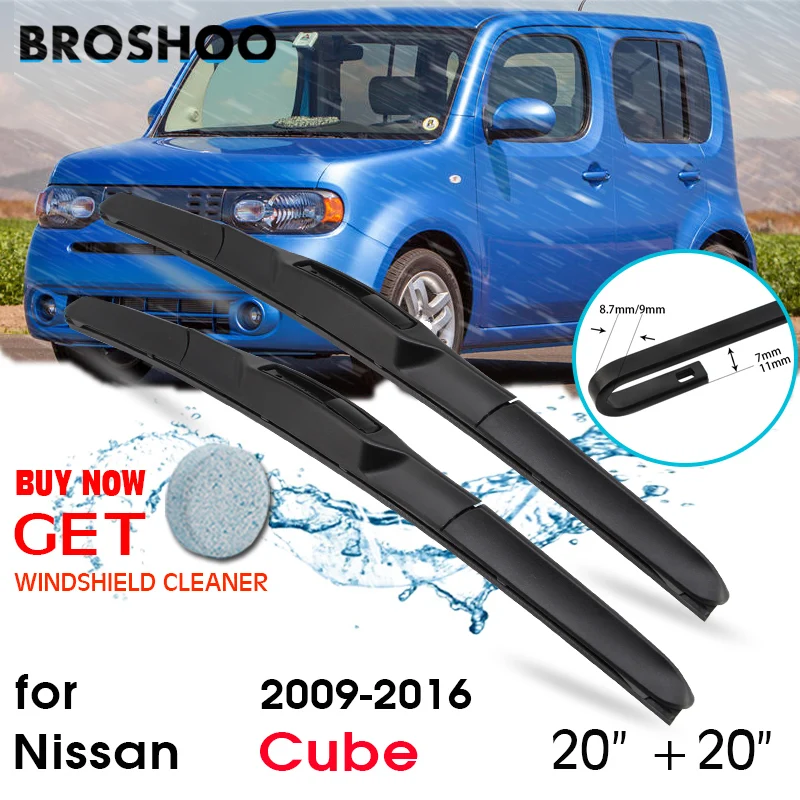 BROSHOOCarWiperBladesCleanTheWindshieldForNissanCubeFit