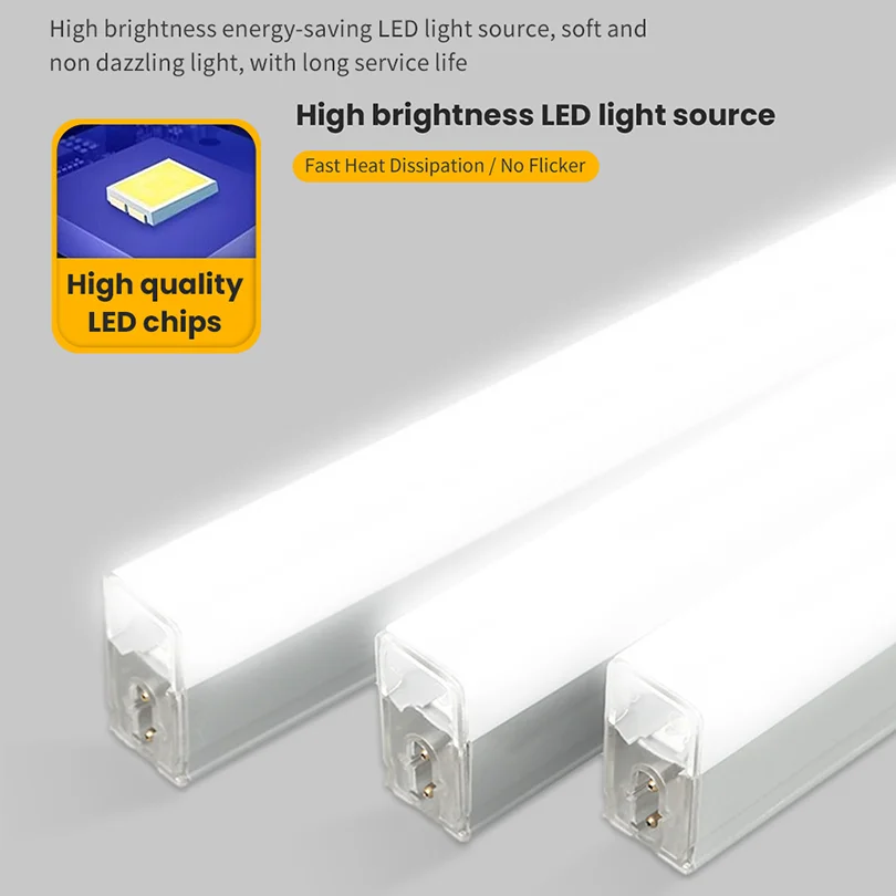 T5 T8 Led Tube Light 220V 110V Wall Lamp Bulb Light 10W  lampa For Home Indoor Kitchen Lighting Garage Light Ceiling Lighting