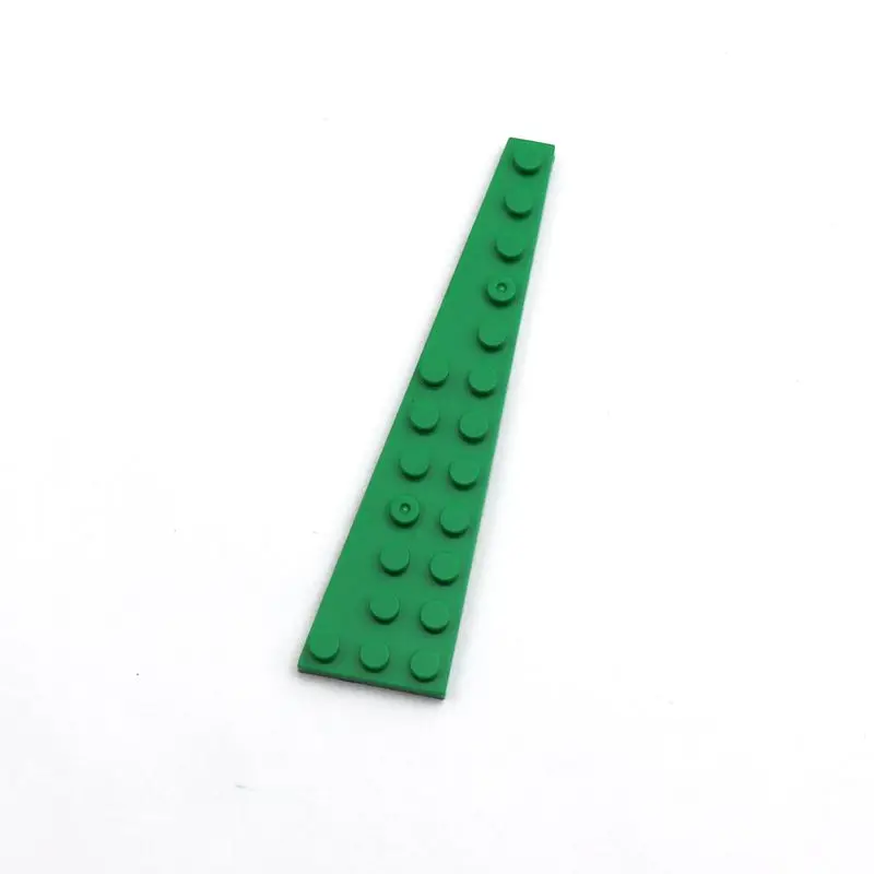 10-Piece Wedge Plate Set for DIY Creative Building Blocks and Kids' Puzzle Toys