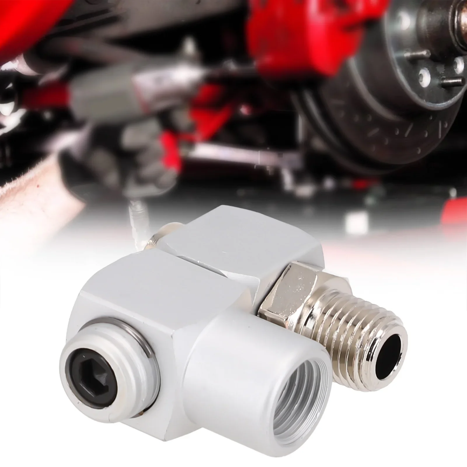 

1Pc 12.5mm 360 Swivel Air Hose Connector Adapter Power Tools Pneumatic Part Universal Adapter Air Compressor Accessories