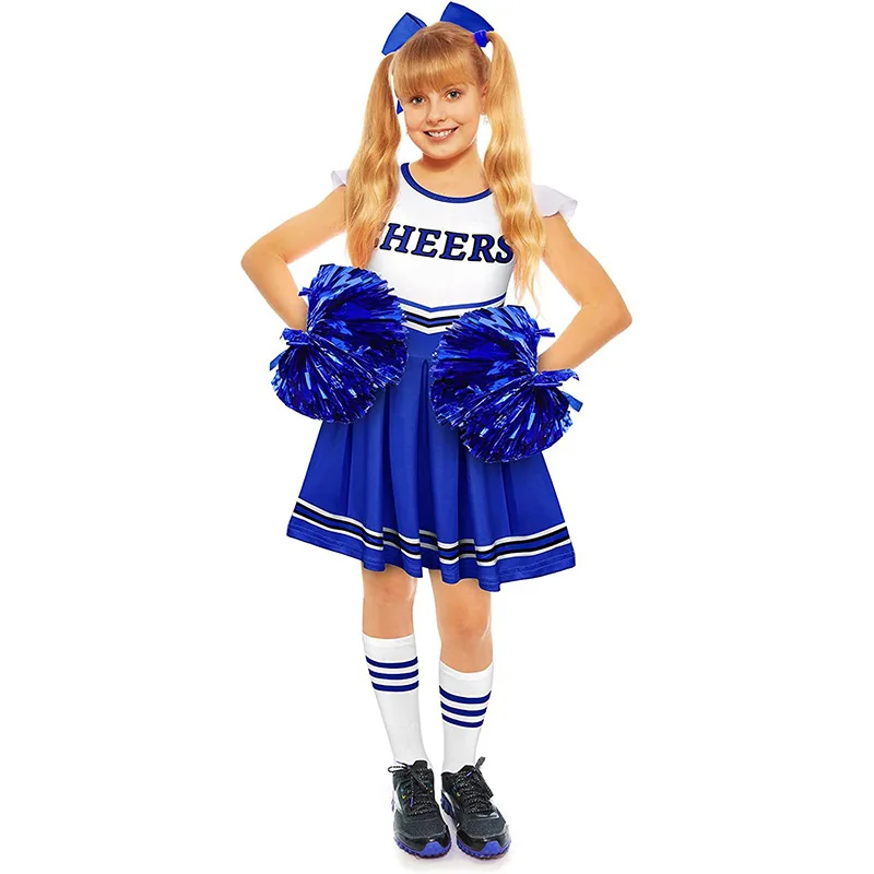 Children's Cheerleading Uniform CHEERS Uniform Student Cheerleading Exercise Performance Competition Dress