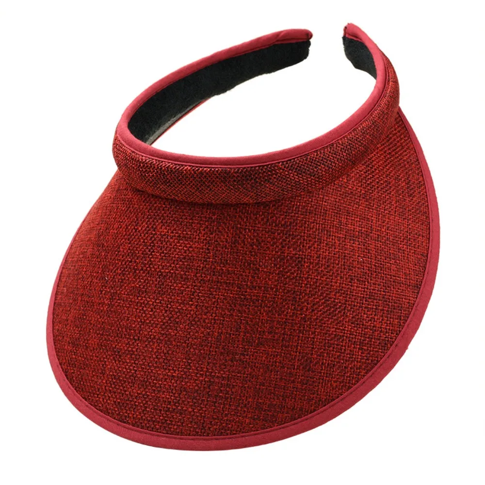 1 Stück Sommer-Sonnenblenden für Damen, verstellbare Kappe, Sport-Sonnenblenden für Herren, Clip-On-Sonnenblenden mit breiter Krempe, Strohkappen-Sonnenkappe – Detail 7