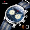 Red Star 42mm 1963 Chronograph Men Watch Pilot Original Seagull ST19 Movement Gooseneck Mechanical Wristwatch 3D Sapphire Clock 1