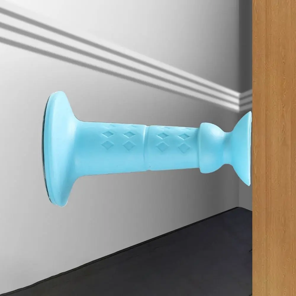 Silicone Door Stopper Anti Collision Self Adhesive Floor Holder Wall Protectors Strong Suction Doorstop Home door stopper,silicone door stopper,door stopper bumpers,silicone rubber bumpers,silicone door sticker