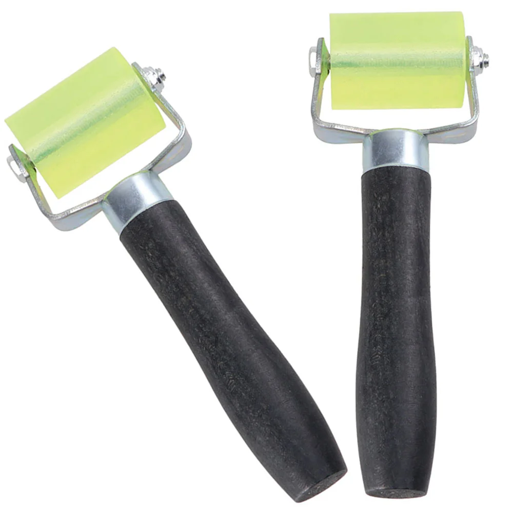 

2pcs Wallpaper Smoothing Rollers Reusable Wallpaper Seam Rollers Plastic Wallpaper Wrap Rollers