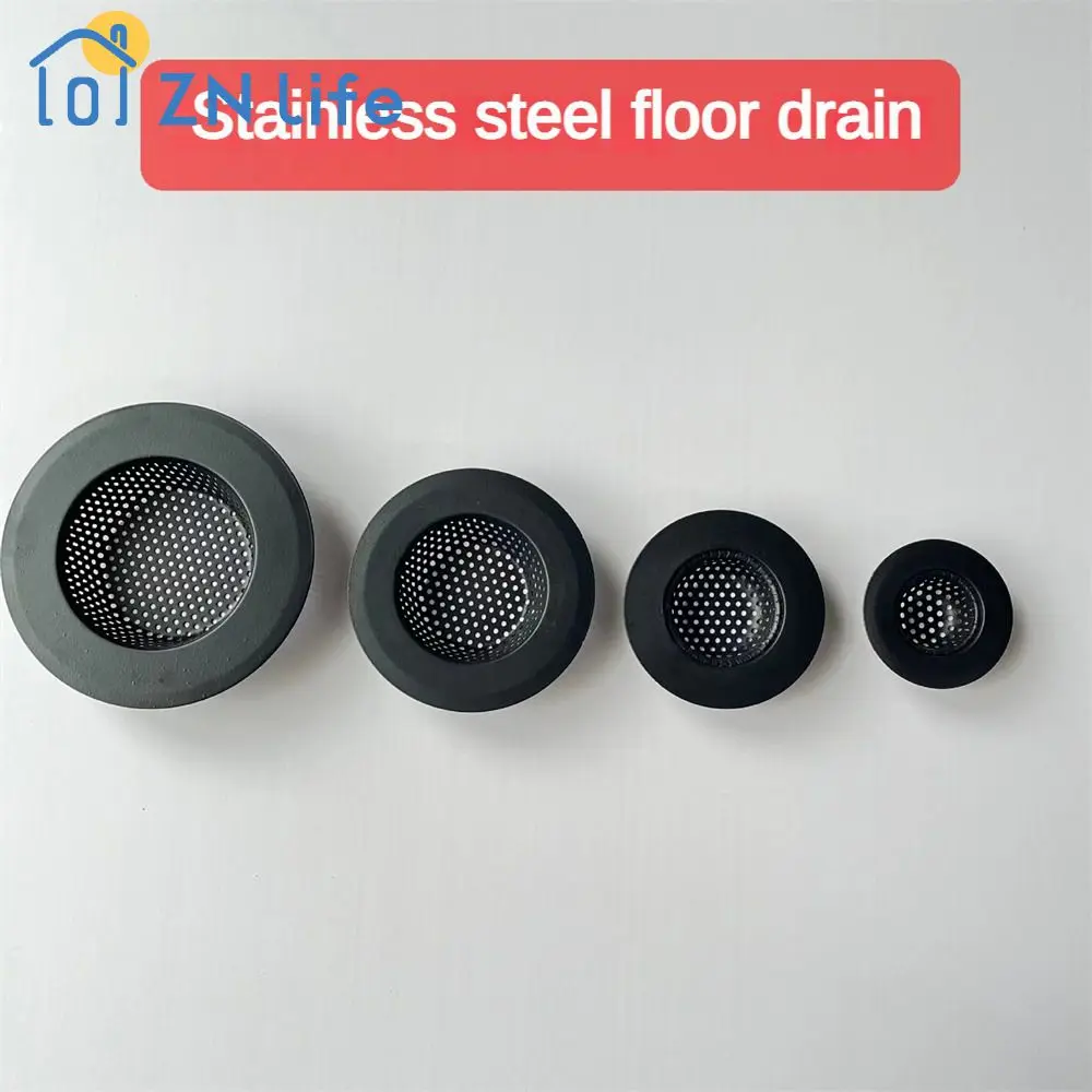 

Sink Stopper Portable Drain Stainless Steel Hair Catcher Bathroom Accessories Sink Filter Screen Kitchen Supplies Drain Strainer