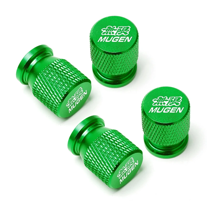 Wheel Tire Valve Caps Car Wheel Tire Valve Caps Tyre Stem Covers Airdust Waterproof For Honda Mugen CB400 CB650F CBF CBR250RR CRF SH300 NC750