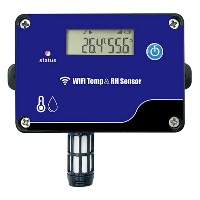 새로운 WiFi501B WiFi 온도 및 습도 센서 과도 감지 부저 알람 온실 창고용 WiFi 전송-A09I