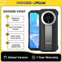 World Premiere DOOGEE V31GT Rugged Phone 6.58” FHD Dimensity 1080 Octa Core 5G Thermal Imaging 10800mAh 66W Fast Charging Phone 1