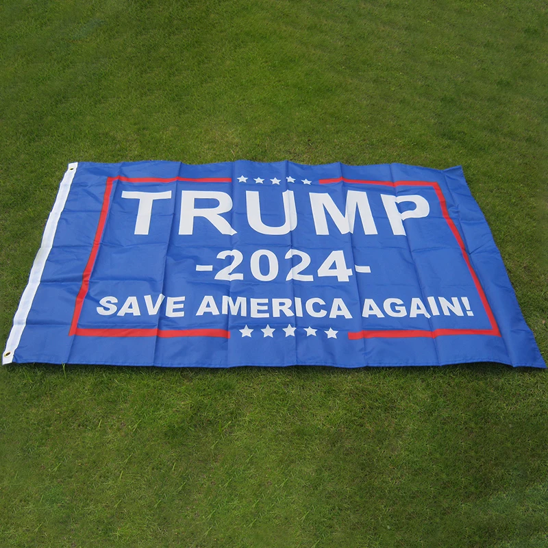 aerlxemrbrae     150x90cm Trump 2024 Flag Polyester Printed Trump Flag Keep America Great