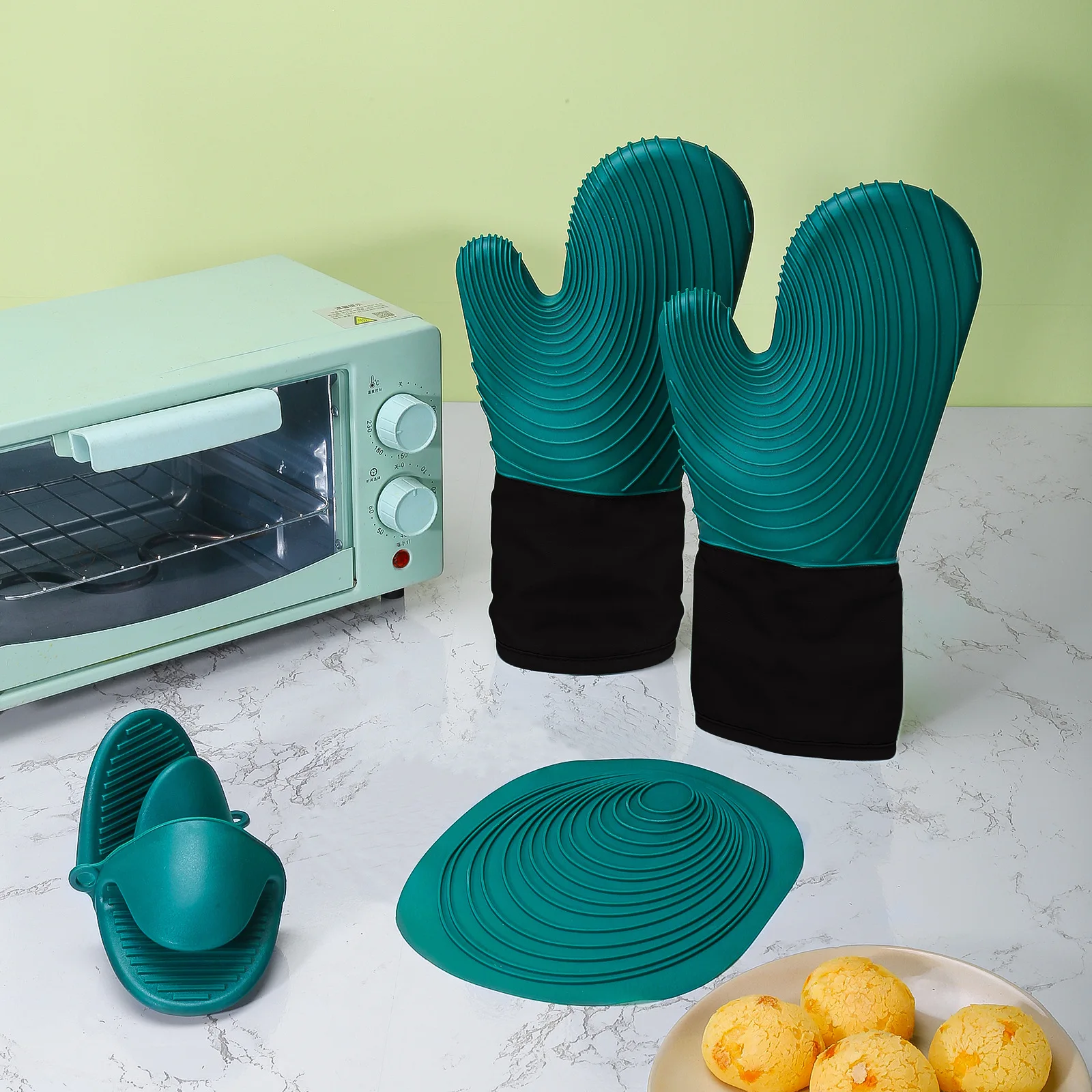 Silicone Microwave Gloves Kitchen High Temperature Resistant
