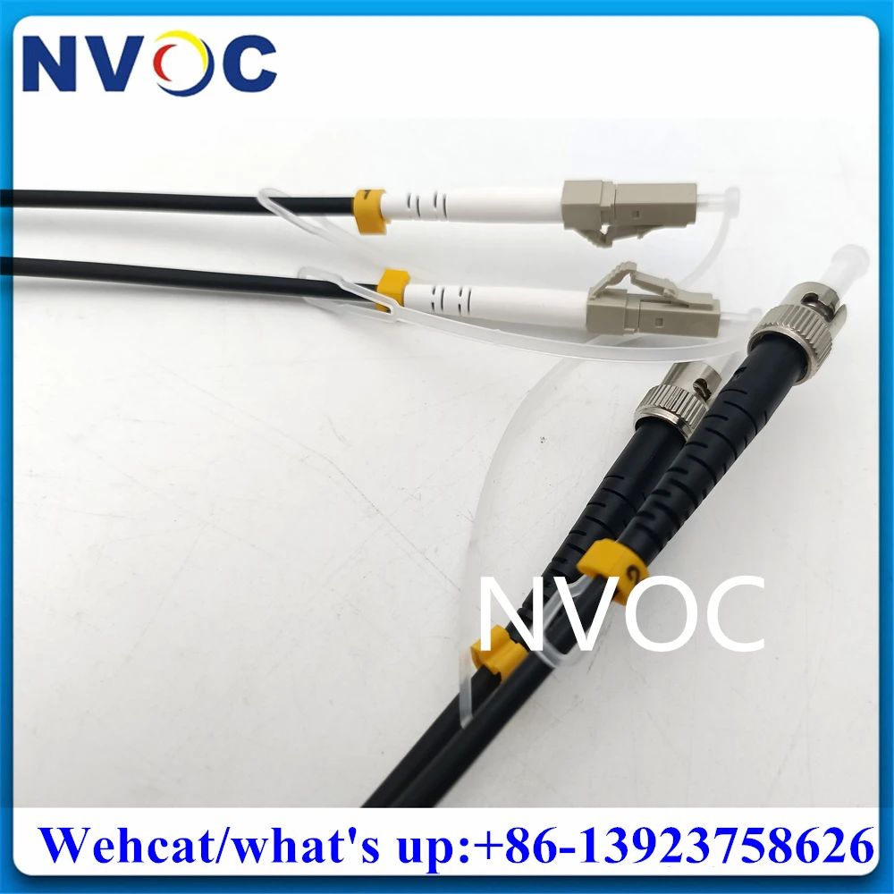 100Pcs LC/ST/SC Cap for Fiber Connector,LC/ST/FC Dust Cover with Long Chain Tail Plastic Transparent Plug for Fiber Connectors