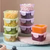 MINI Food Storage Container Plastic Moisture-proof Containers Mini Kitchen Storage Box with Leakproof Lid Kitchen Accessories 2