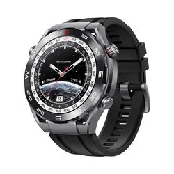 Original Silicone Band for Ultimate Smartwatch - Premium 22mm Replacement Strap (Black)