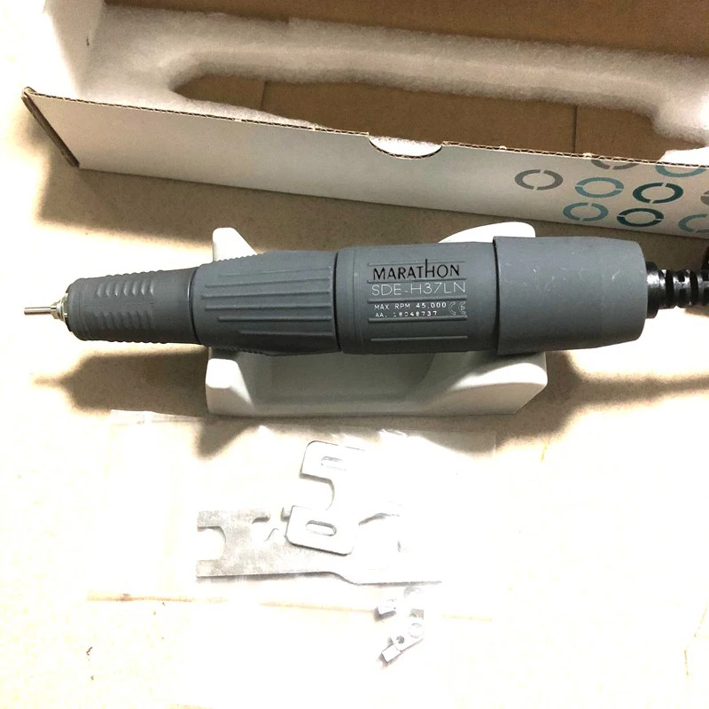 STRONG 210 45000RPM 35K & 45K RPM MARATHON Micromotor Polishing Nail Drill Pen Machine Handpiece 2.35mm SDE-H37LN H37L1 102L 105 5
