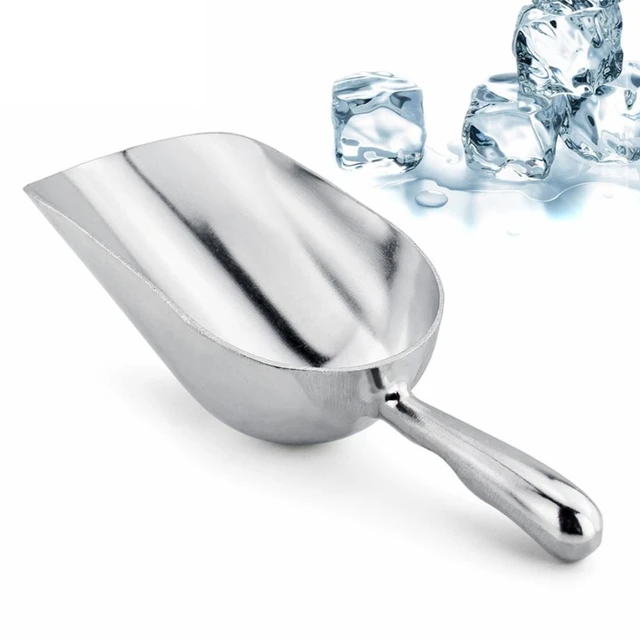 Cuchara De Hielo De Aluminio Yosoo - Capacidad 38 Oz, Mango Ergonómico, Para Bar, Cocina O Alimentos Secos