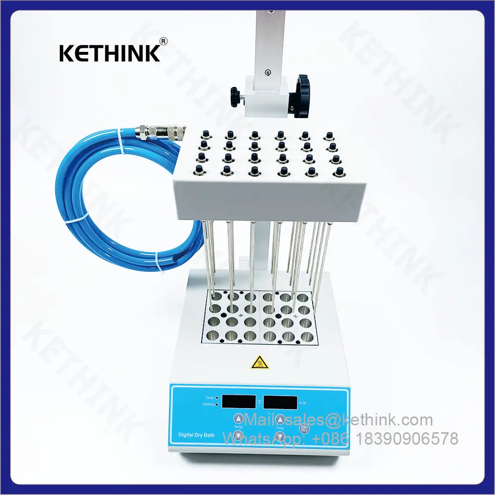 KETHINK KT-ND200-2 소형 질소 압력 실험실 질소 송풍기 기계, 0.1Mpa 독립 블록 2 개