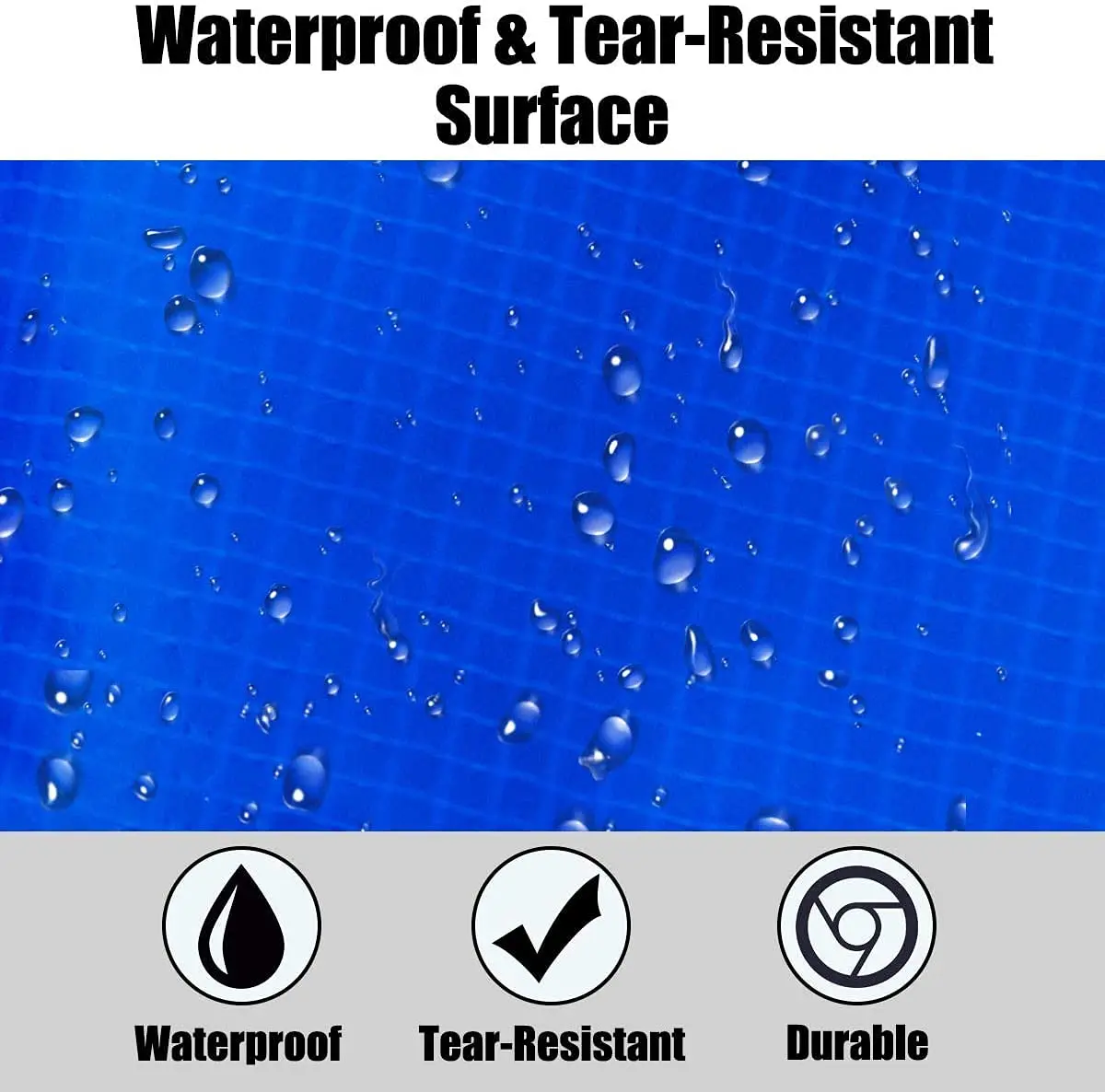 Round Trampoline Waterproof Safety Cover Mat